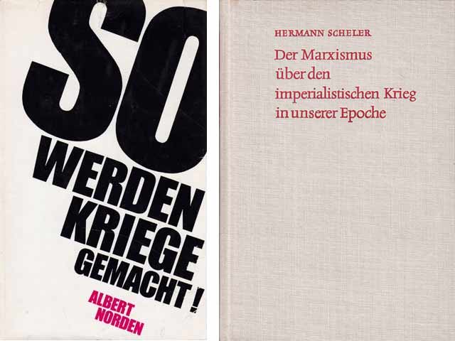 Büchersammlung "Krieg, Frieden und Demokratie". 2 Titel. 