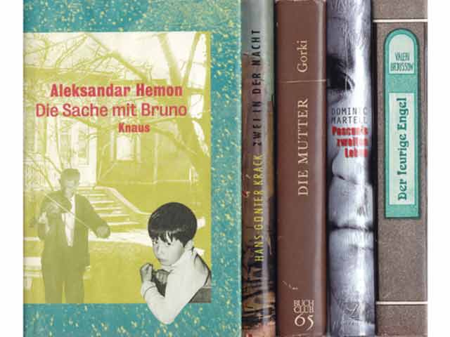 Büchersammlung „Romane, Verschiedenes“. 5 Titel. 