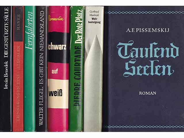 Büchersammlung „Verschiedenes“. 8 Titel. 