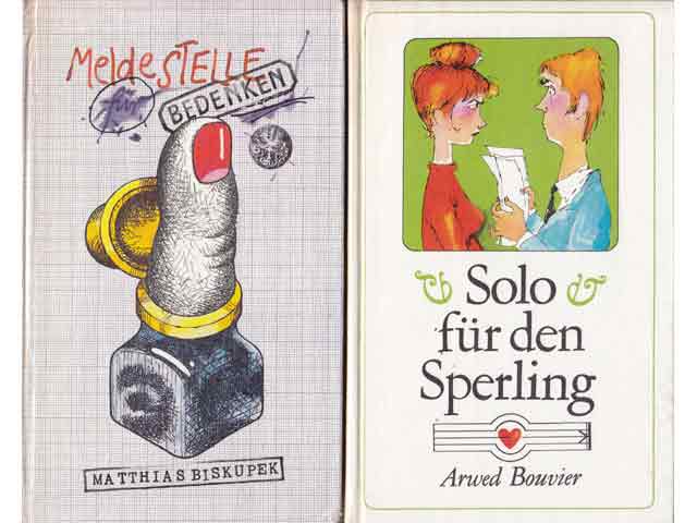 Büchersammlung „DDR Satire“. 4 Titel. 