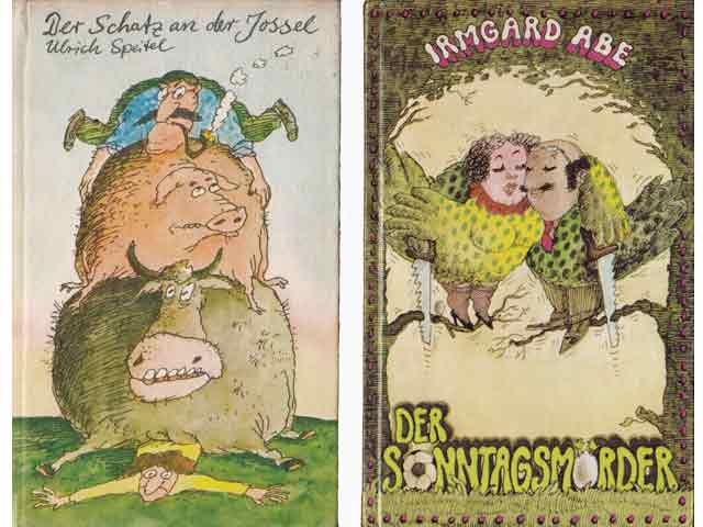 Büchersammlung „DDR Satire“. 4 Titel. 