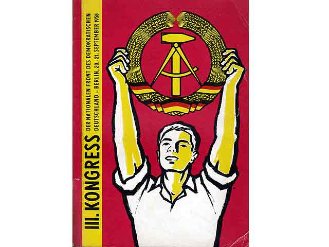 Konvolut "Nationale Front des Demokratischen Deutschland". 3 Titel. 