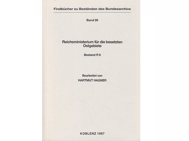 Büchersammlung „Findbücher zu Beständen des Bundesarchivs Koblenz“. 4 Titel. 