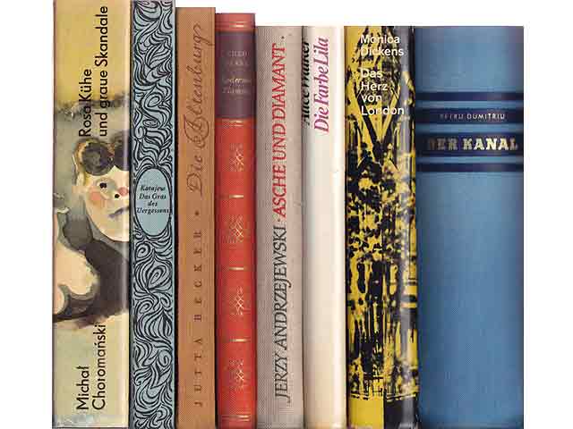 Büchersammlung „Historisches, Romane u.a.“. 8 Titel. 