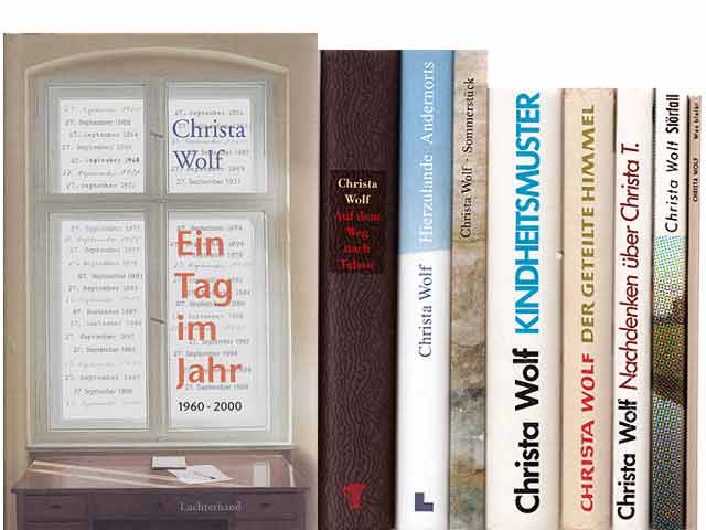Büchersammlung „Christa Wolf“. 10 Titel. 