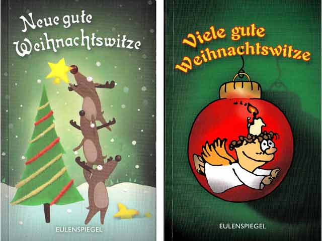 Büchersammlung „Humorvolles zu Weihnachten“. 6 Titel. 