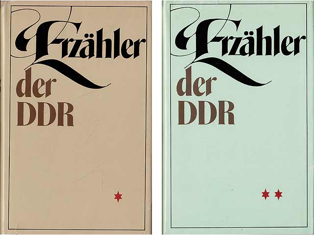 Erzähler der DDR. Band 1 und Band 2. 1. Auflage