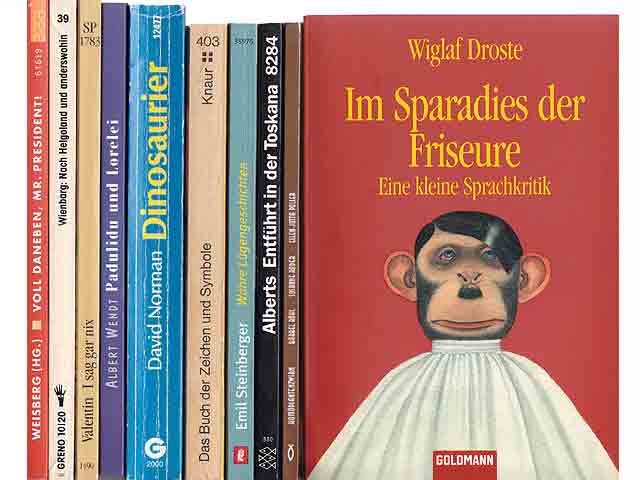 Konvolut „Taschenbücher“. 10 Titel. 