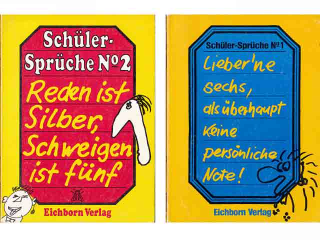 Sammlung „Schüler-Sprüche“. 5 Titel. 