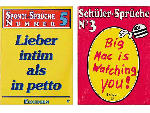 Sammlung „Schüler-Sprüche“. 5 Titel. 