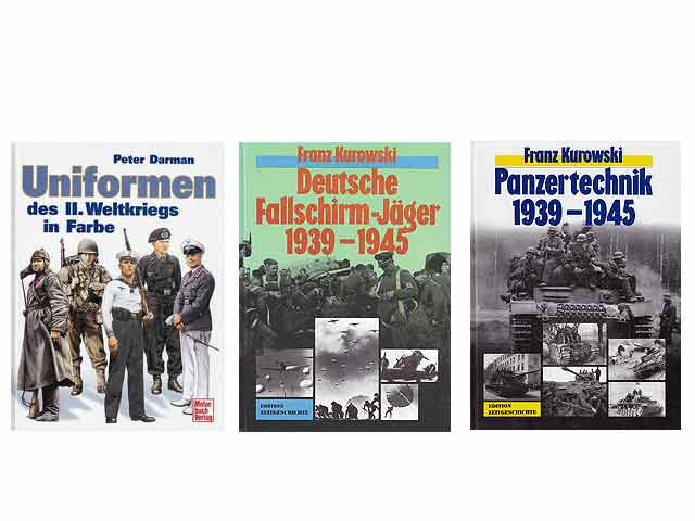 Büchersammlung „II. Weltkrieg. Edition Zeitgeschichte“. 3 Titel. 