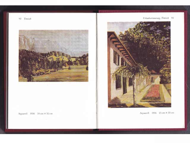 Skizzen, Zeichnungen, Aquarelle, Gemälde. Zusammengestellt und eingeleitet von Heinz Voßke. Mit 81 teils farbigen Bildern von Otto Grotewohl