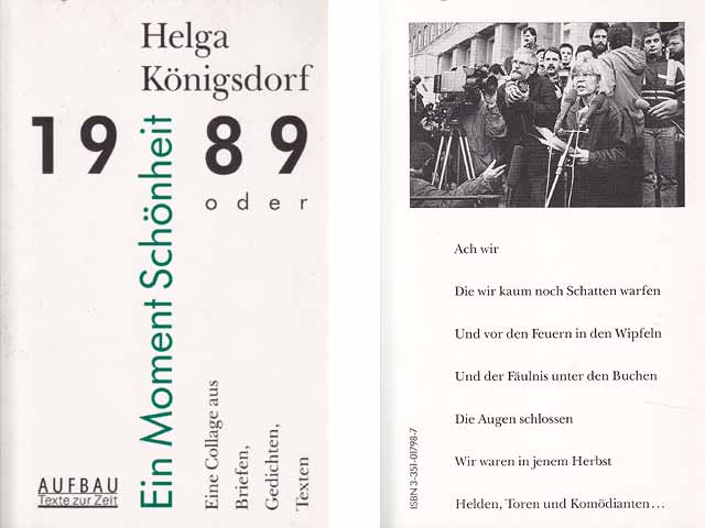 Büchersammlung "Helga Königsdorf". 5 Titel. 