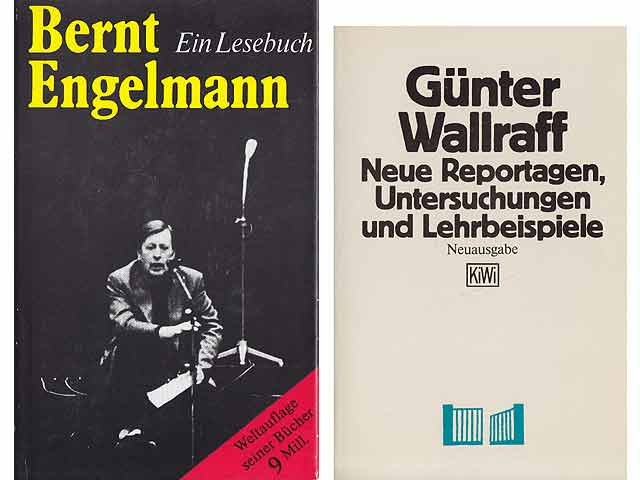 Konvolut "Bernt Engelmann, Günter Wallraff". 10 Titel. 