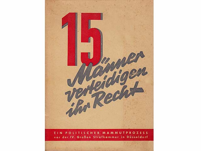 Konvolut "Notstandsgesetze BRD". 6 Titel. 