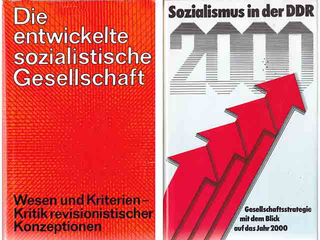 Büchersammlung „Sozialismus in der DDR“. 3 Titel. 