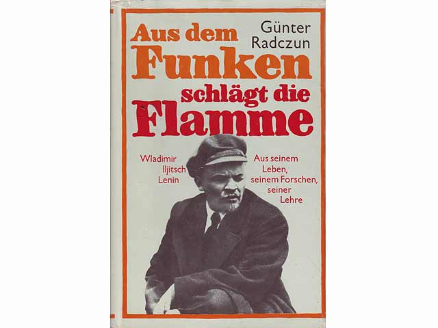 Büchersammlung "Karl Marx, Rosa Luxemburg, W. I. Lenin, Biographien, geschrieben für junge Leser". 4 Titel. 