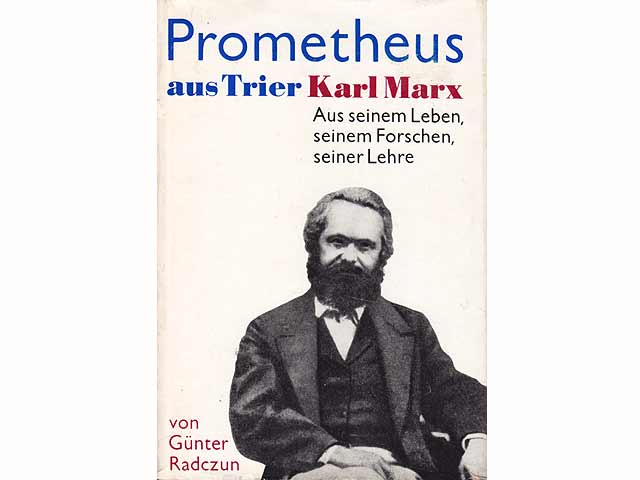 Büchersammlung "Karl Marx, Rosa Luxemburg, W. I. Lenin, Biographien, geschrieben für junge Leser". 4 Titel. 