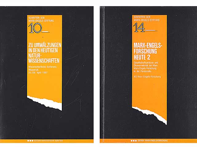 "Schriften der Marx-Engels-Stiftung Wuppertal". 2 Titel. 