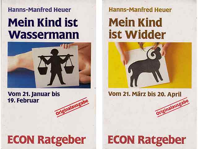 "Astrologie: Wassermann, Widder, Stier". 4 Titel. 