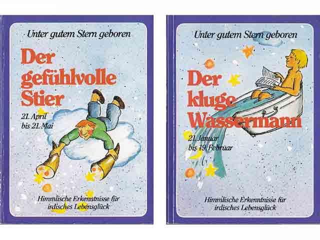 "Astrologie: Wassermann, Widder, Stier". 4 Titel. 