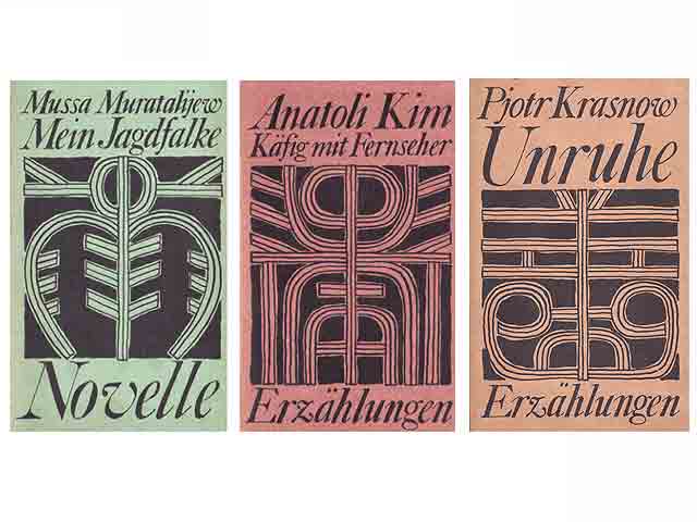 „Taschenbücher. Verlag Volk und Welt Berlin“. 3 Titel. 