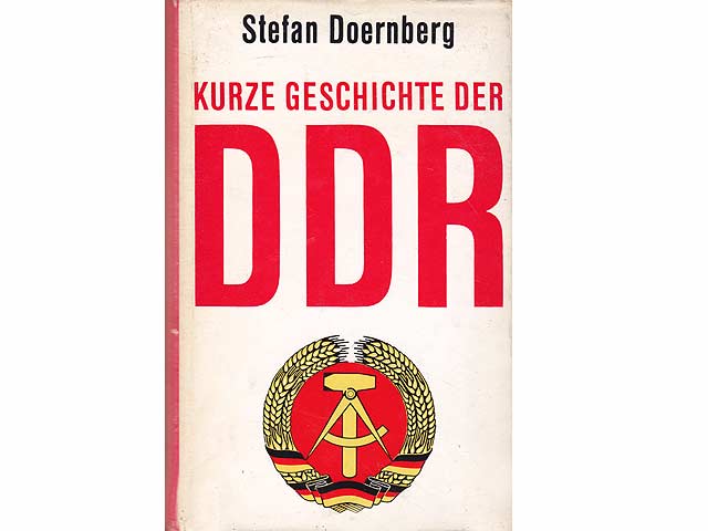 Büchersammlung "Vom Werden der DDR". 9 Titel. 