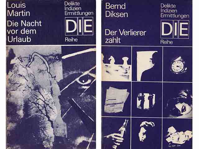 Kriminalromane „Delikte, Indizien, Ermittlungen/DIE Reihe. 2 Titel. 