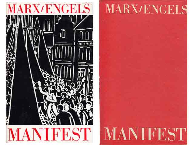 Konvolut  „Manifest der Kommunistischen Partei“ von Karl Marx und Friedrich Engels im Spiegelbild der Zeit“. 3 Titel. 