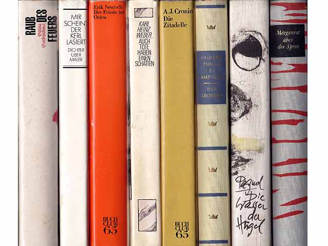 Büchersammlung „Verschiedenes“. 8 Titel. 