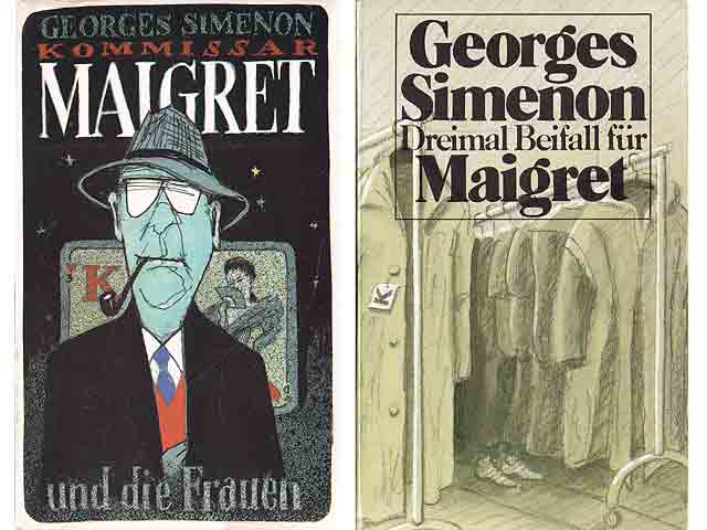 Sammlung Taschenbücher "Georges Simenon". 3 Titel. 