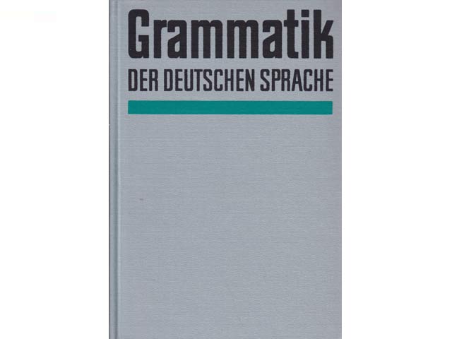 "Grammatik der deutschen Sprache". 2 Titel. 