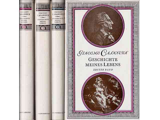 Geschichte meines Lebens. Casanovas Memoiren. Vollständige Übersetzung in zwölf Bänden von Heinrich Conrad. Hrsg. und kommentiert von Günter Albrecht in Zusammenarbeit mit Barbara  ...