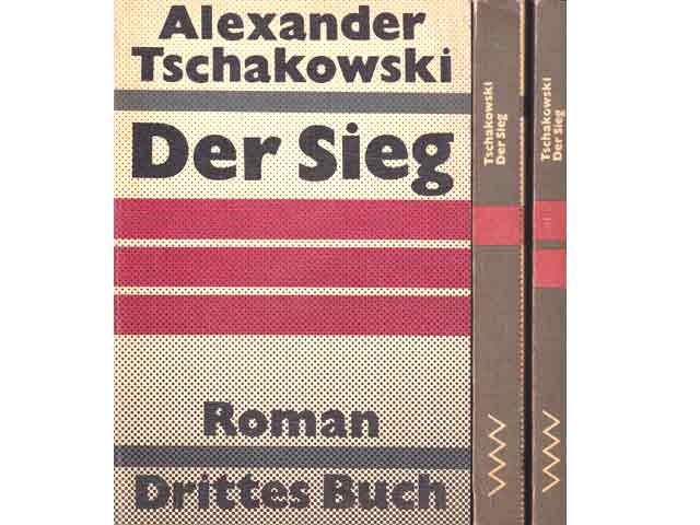 Der Sieg. Roman in drei Bänden. Aus dem Russischen von Harry Burck. Erstes bis drittes Buch. Broschur-Ausgabe