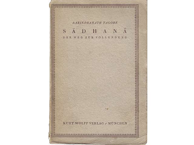 Konvolut "Rabindranath Tagore". 6 Titel. 