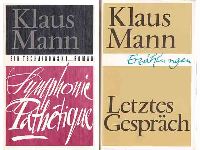 Büchersammlung "Klaus Mann". 2 Titel. 