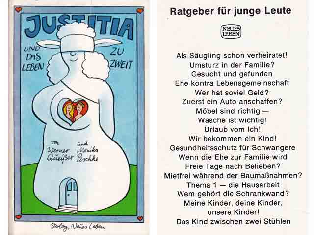 Justitia und das Leben zu zweit. Illustrationen von Manfred Bofinger. Ratgeber für junge Leute