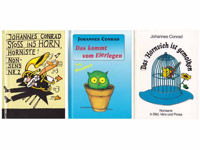 Büchersammlung "Johannes Conrad". 12 Titel. 
