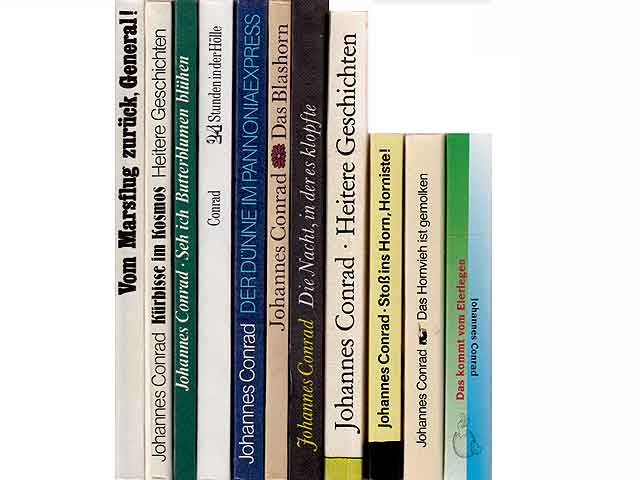 Büchersammlung "Johannes Conrad". 12 Titel. 