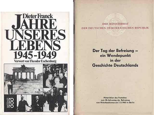 Konvolut „Tag der Befreiung vom Hitlerfaschismus. 8. Mai 1945“. 2 Titel. 