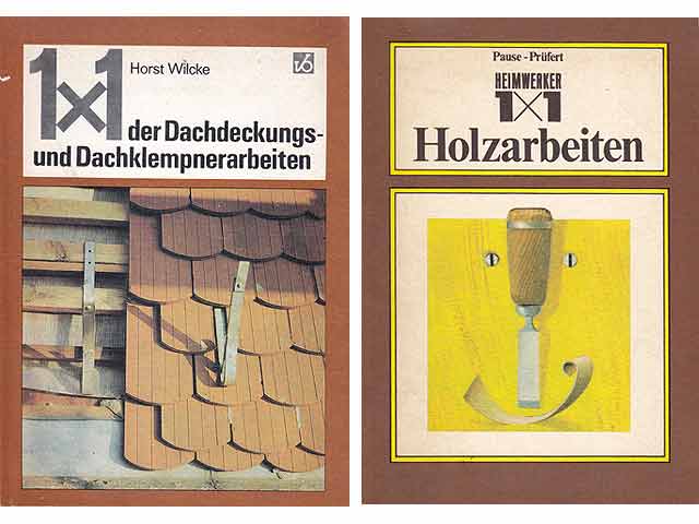 Büchersammlung "Handwerksarbeiten". 3 Titel. 