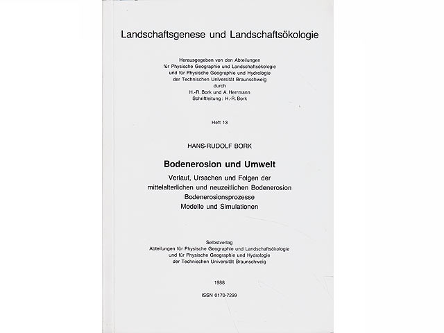 Konvolut „Bodenerosion, Landschaftsökologie“. 3 Titel. 