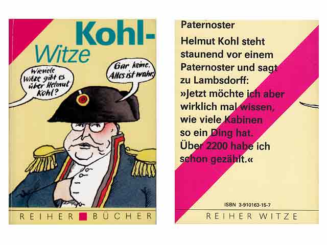 Büchersammlung "Helmut Kohl. Politsatire". 7 Titel. 