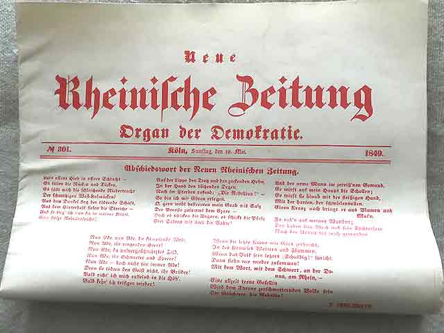 Zeitungs-Reproduktionen. 3 Titel. 